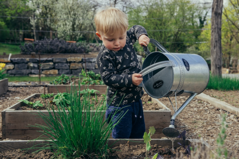 Titelbild zu „Den Garten kinderfreundlich gestalten“